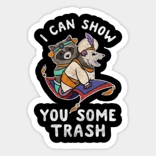 i can show you some trash Sticker